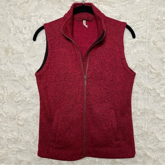 Mountain Khakis Women's Knit Fleece Vest Size Small Pink Outdoors Active Hiking - Picture 1 of 8